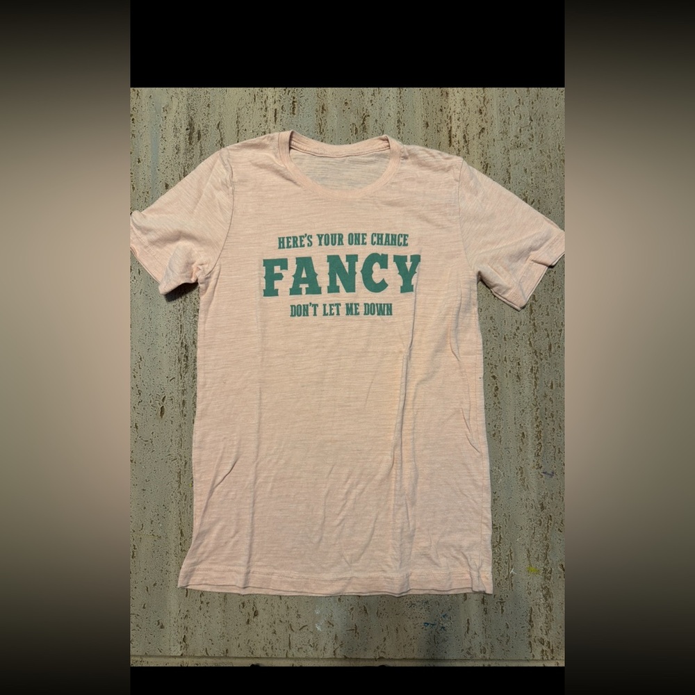 Graphic Tee with Green Text